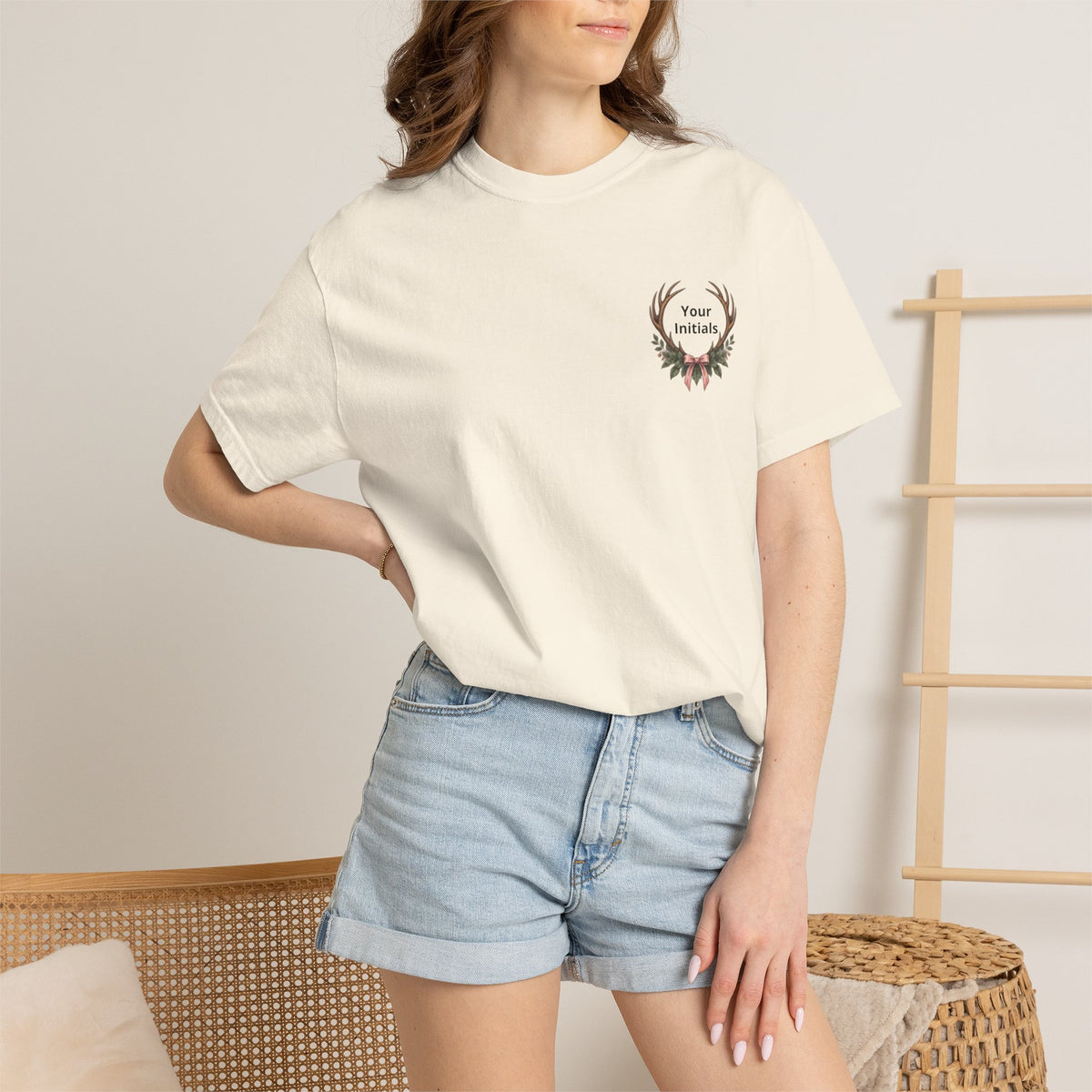 She Hunts With Purpose — Personalized Deer Hunting Tee