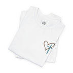 Jesus Has My Back Tee – Heart & Cross Tee