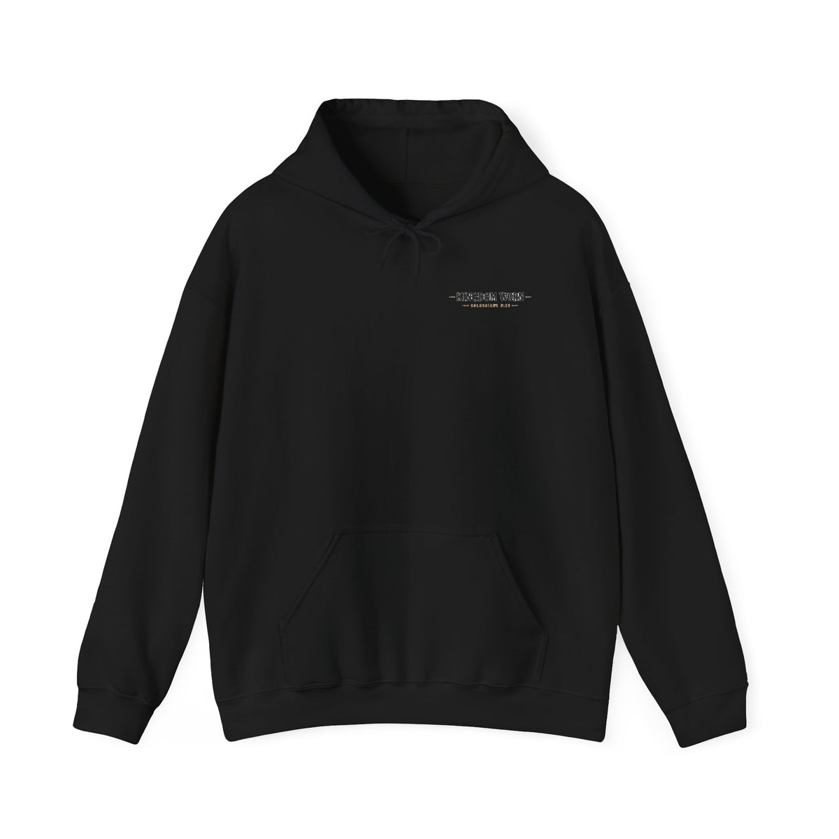 Kingdom Worn Signature Logo Hoodie – Christian Everyday Sweatshirt