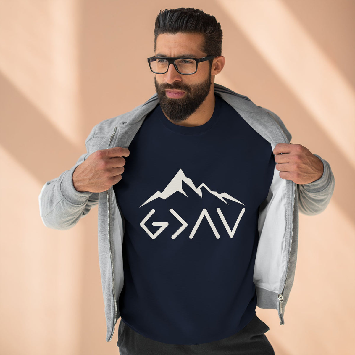 Kingdom Worn God is Greater Sweatshirt