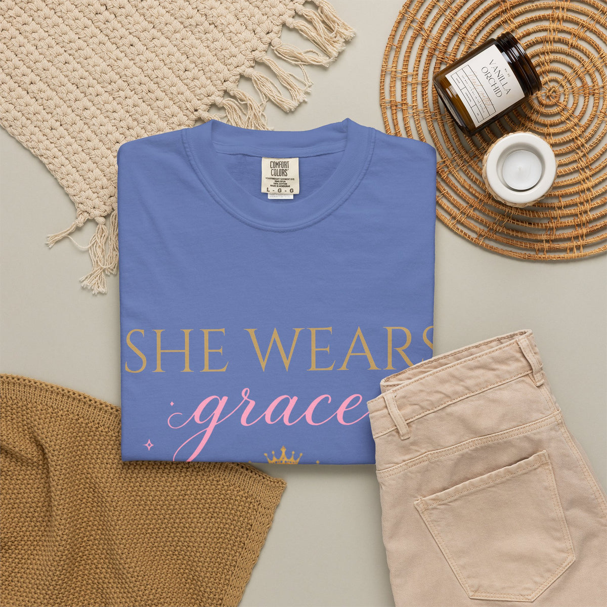 She Wears Grace-Proverbs 31 Women's Tee