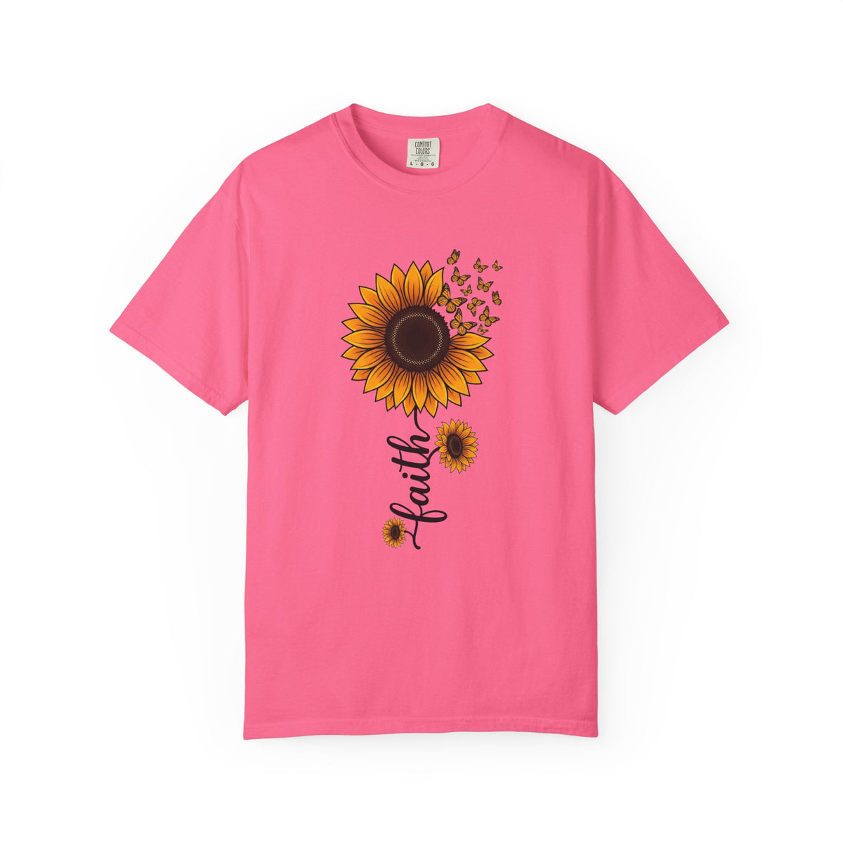Faith Sunflower-Women's Christian Tee