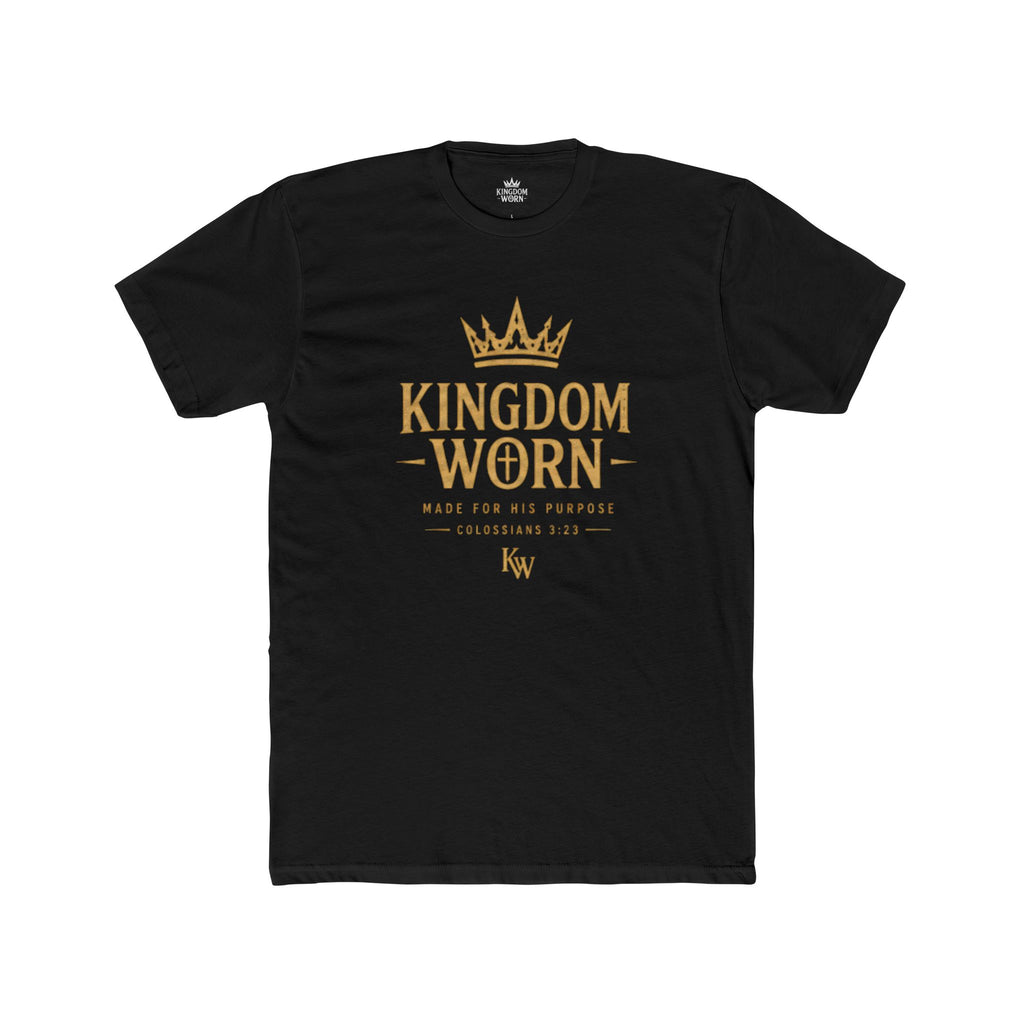 Kingdom Worn Crown Tee — Signature Logo