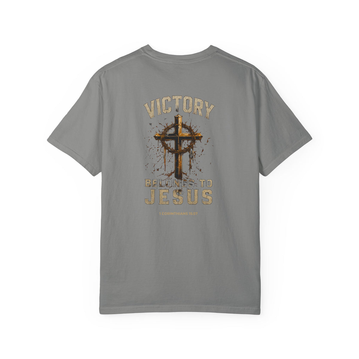 Victory in Jesus Christian T-Shirt — Victory Belongs to Jesus