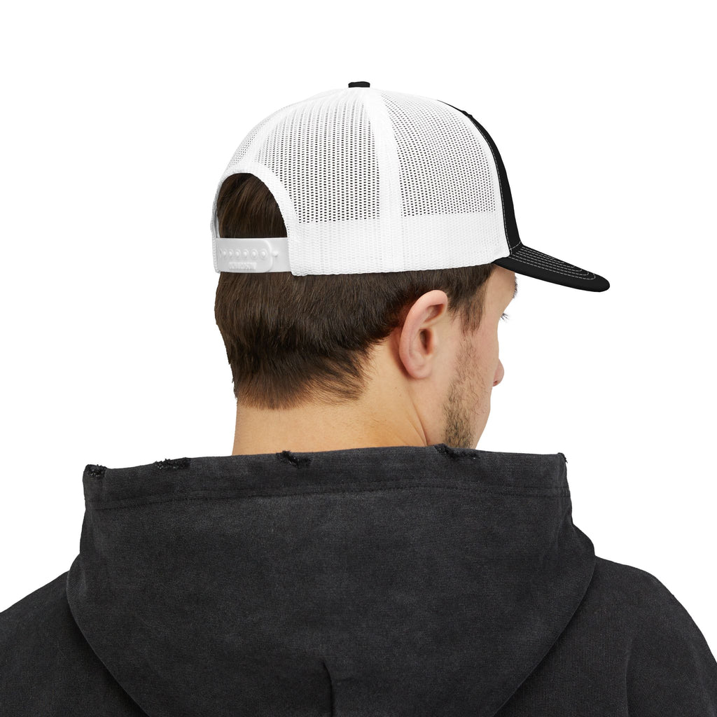 Kingdom Worn Embroidered Crown Trucker Hat