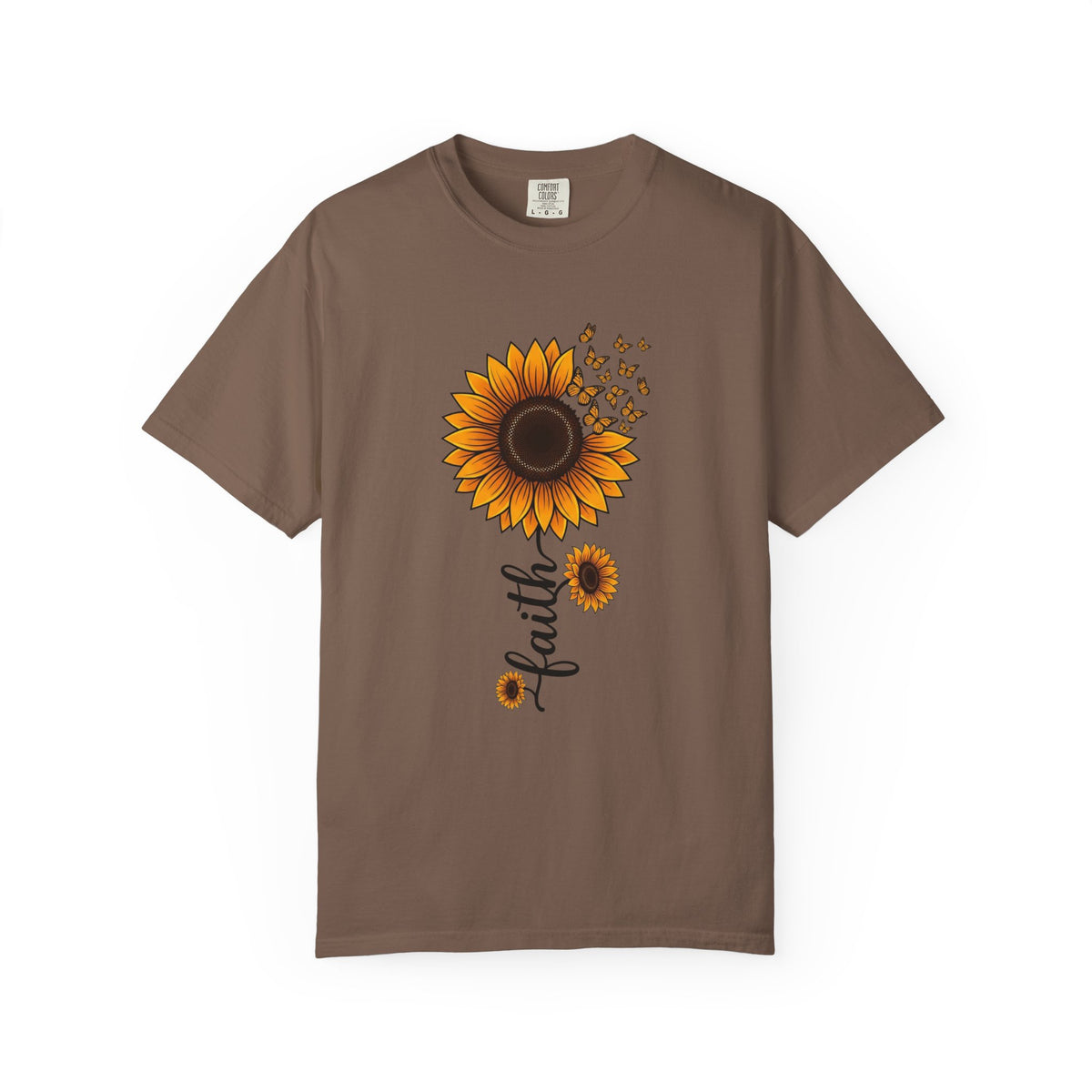 Faith Sunflower-Women's Christian Tee