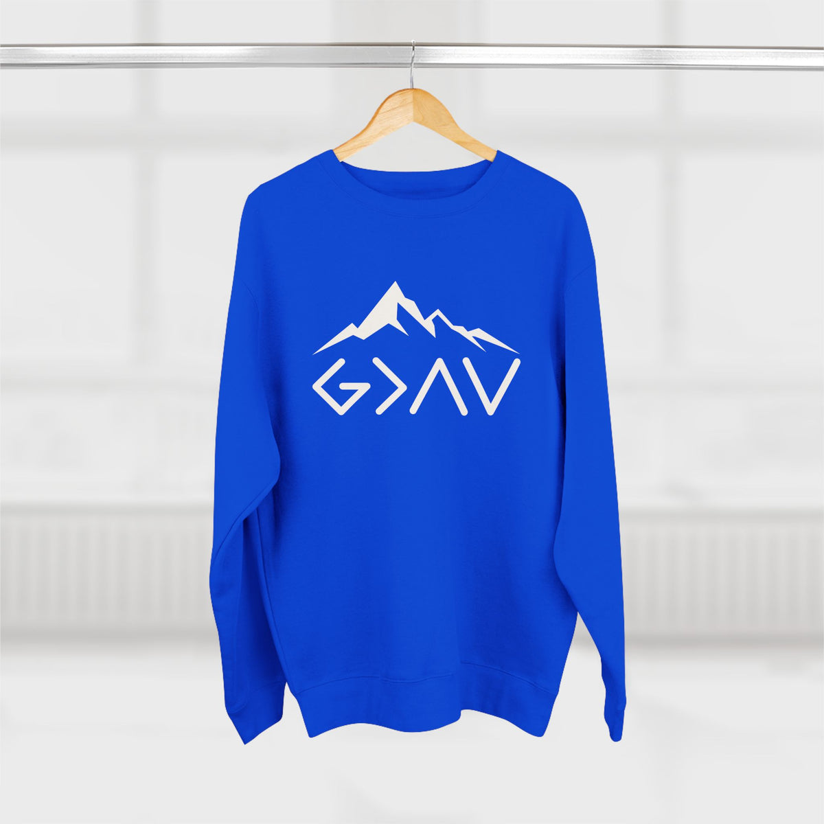 God is Greater-Christian Crewneck Sweatshirt
