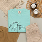Not Perfect, Just Forgiven-Women's Christian Tee