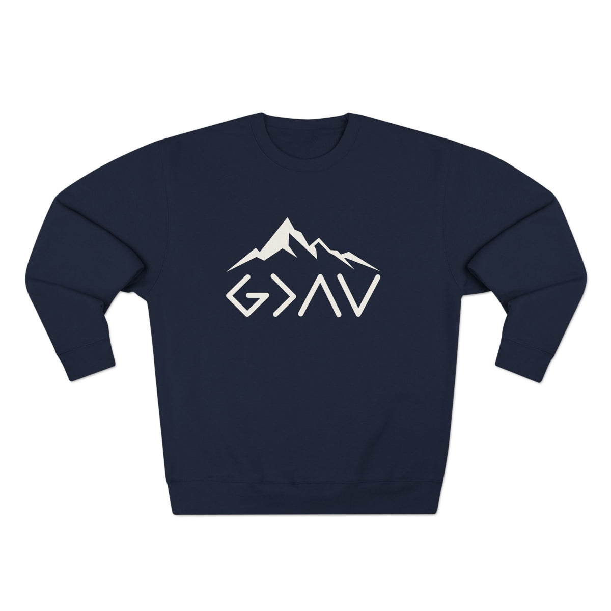 God is Greater-Christian Crewneck Sweatshirt