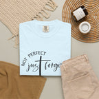 Not Perfect, Just Forgiven-Women's Christian Tee