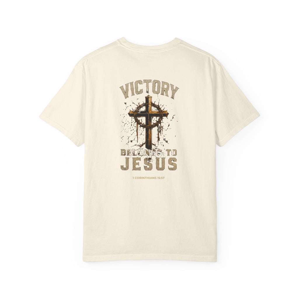 Victory in Jesus Christian T-Shirt — Victory Belongs to Jesus