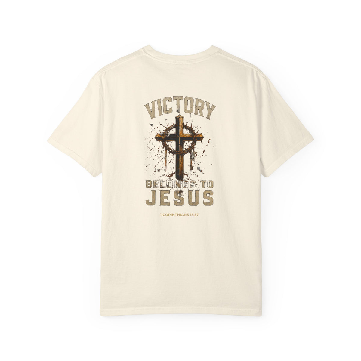 Victory in Jesus Christian T-Shirt — Victory Belongs to Jesus