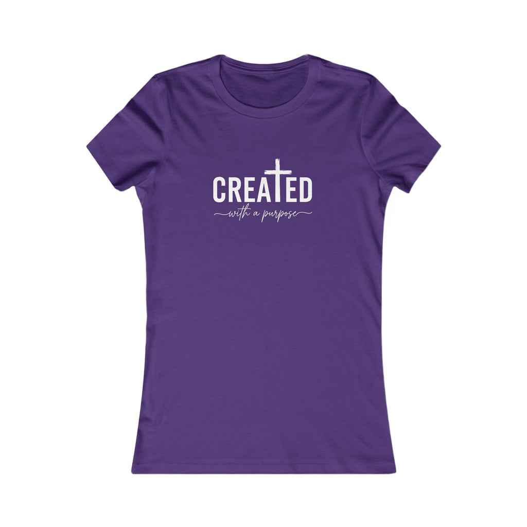 Created With a Purpose-Women's Christian T-Shirt