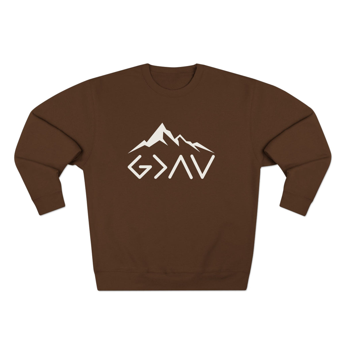 God is Greater-Christian Crewneck Sweatshirt