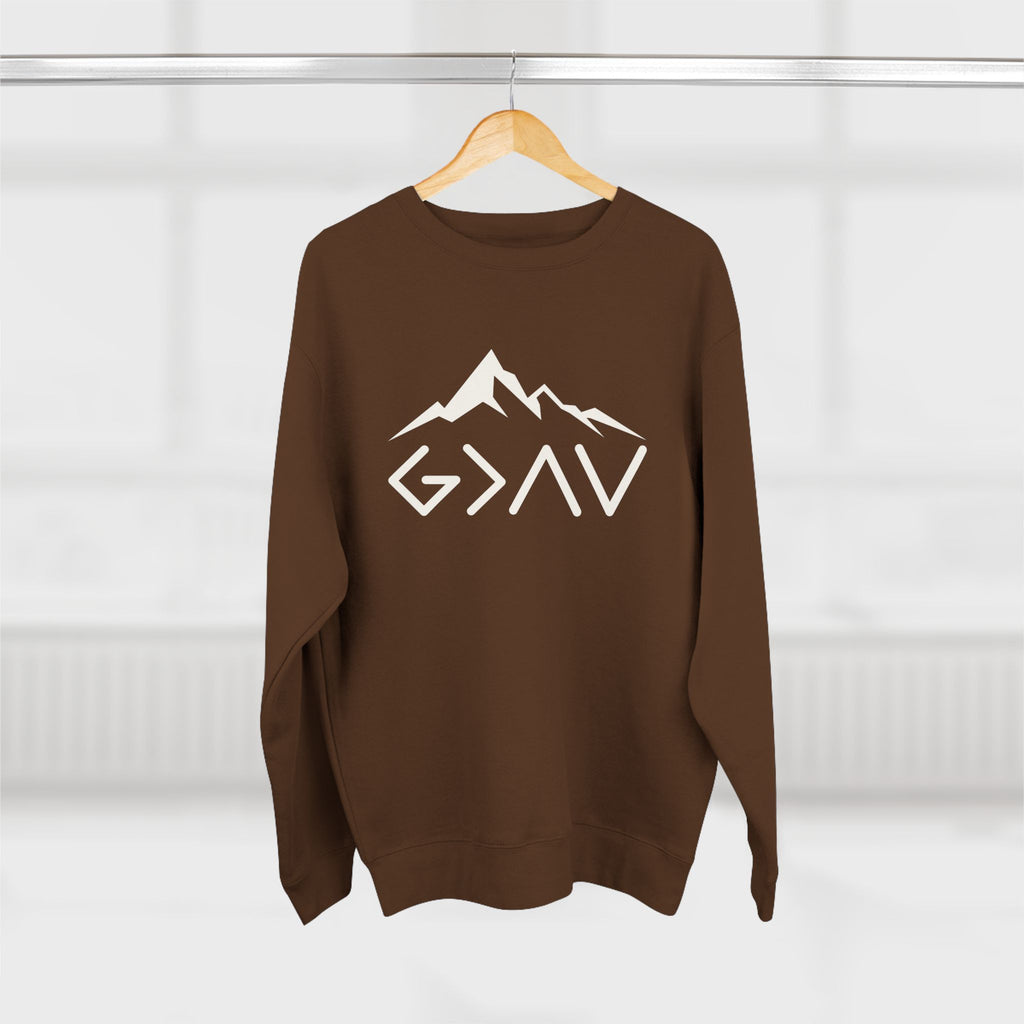 God is Greater-Christian Crewneck Sweatshirt
