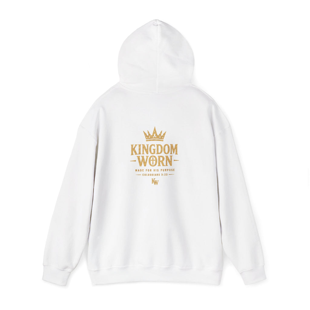 Kingdom Worn Signature Logo Hoodie – Christian Everyday Sweatshirt