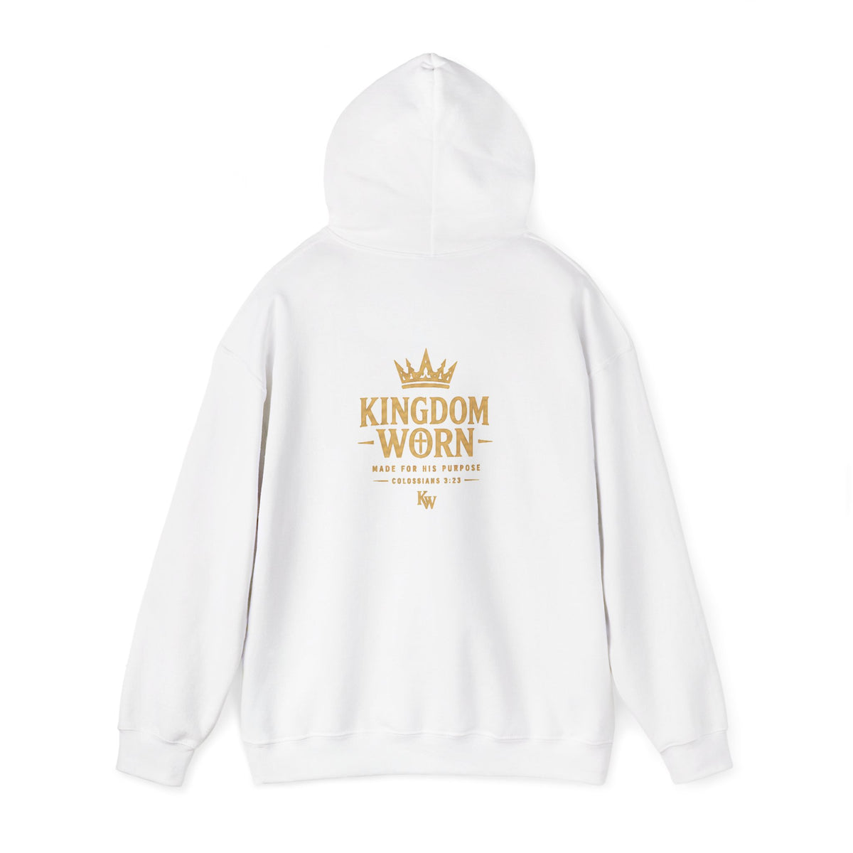 Kingdom Worn Signature Logo Hoodie – Christian Everyday Sweatshirt