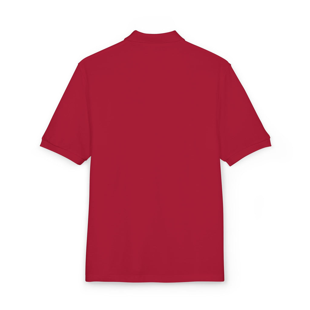 Embroidered Kingdom Worn Crown Logo Polo Shirt
