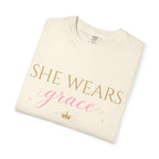 She Wears Grace-Proverbs 31 Women's Tee