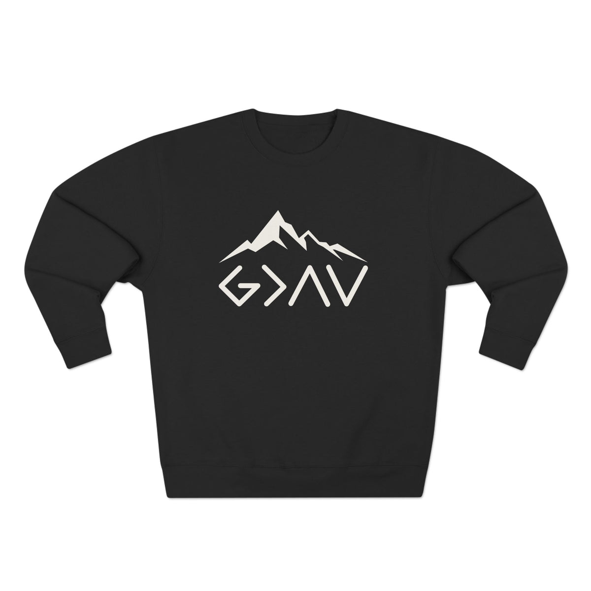 God is Greater-Christian Crewneck Sweatshirt