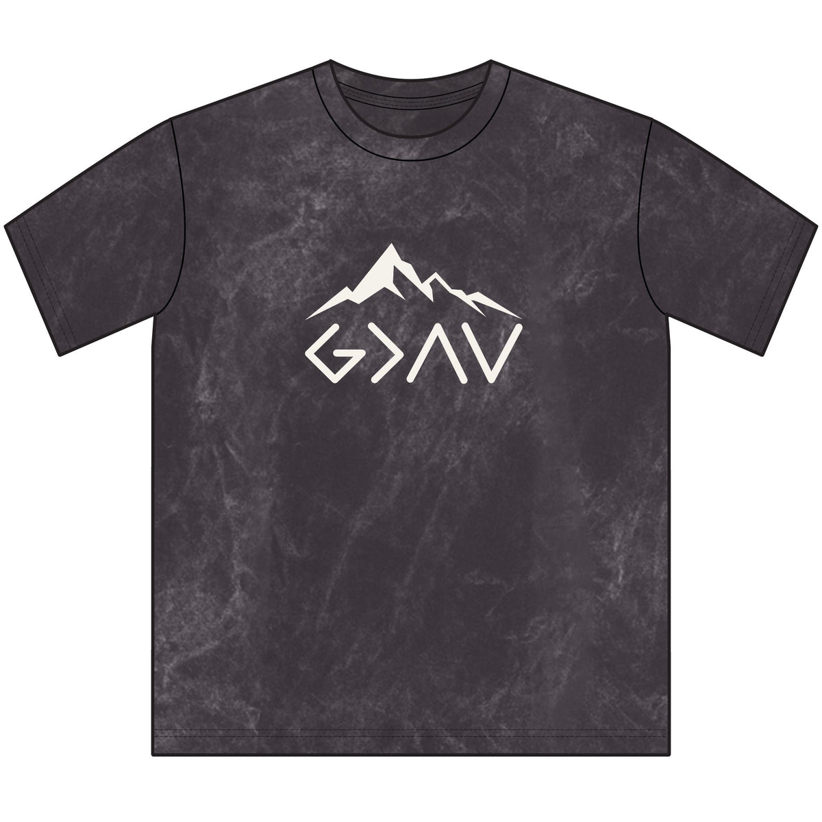 God is Greater Than-Mountain Christian Tee