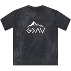 God is Greater Than-Mountain Christian Tee