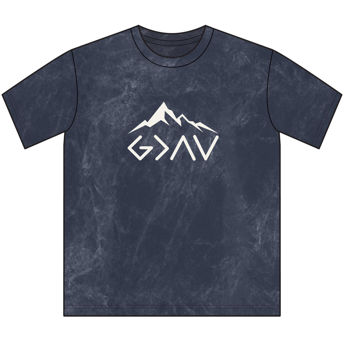 God is Greater Than-Mountain Christian Tee