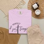 Not Perfect, Just Forgiven-Women's Christian Tee