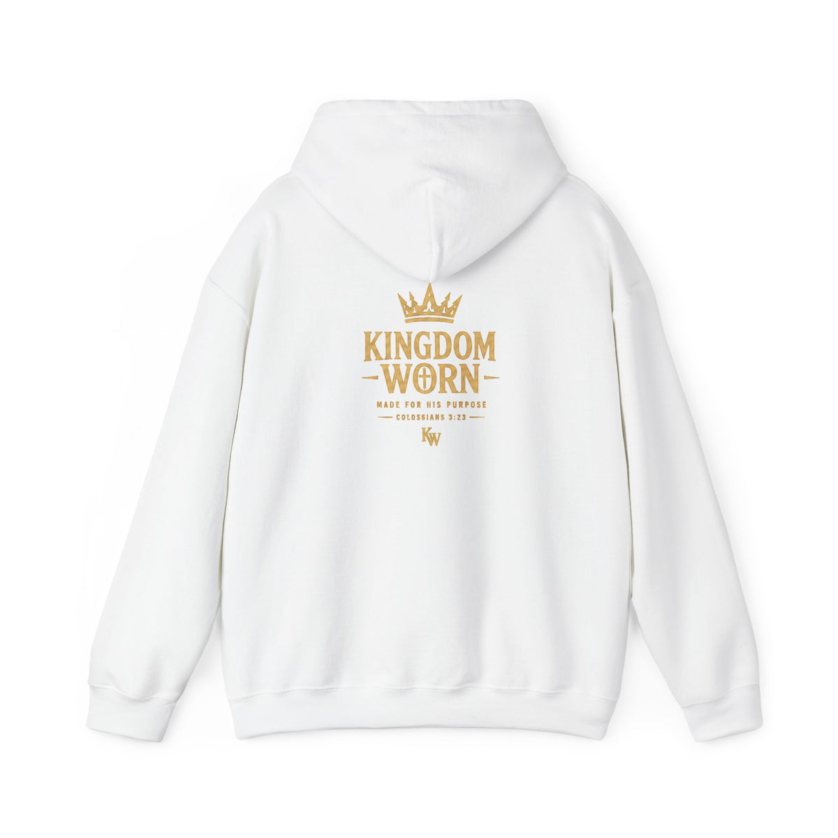 Kingdom Worn Signature Logo Hoodie – Christian Everyday Sweatshirt
