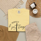 Not Perfect, Just Forgiven-Women's Christian Tee