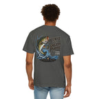 Hooked on a Greater Purpose Christian Fishing T-Shirt — Colossians 3:2