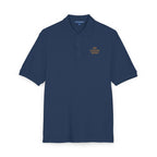 Embroidered Kingdom Worn Crown Logo Polo Shirt