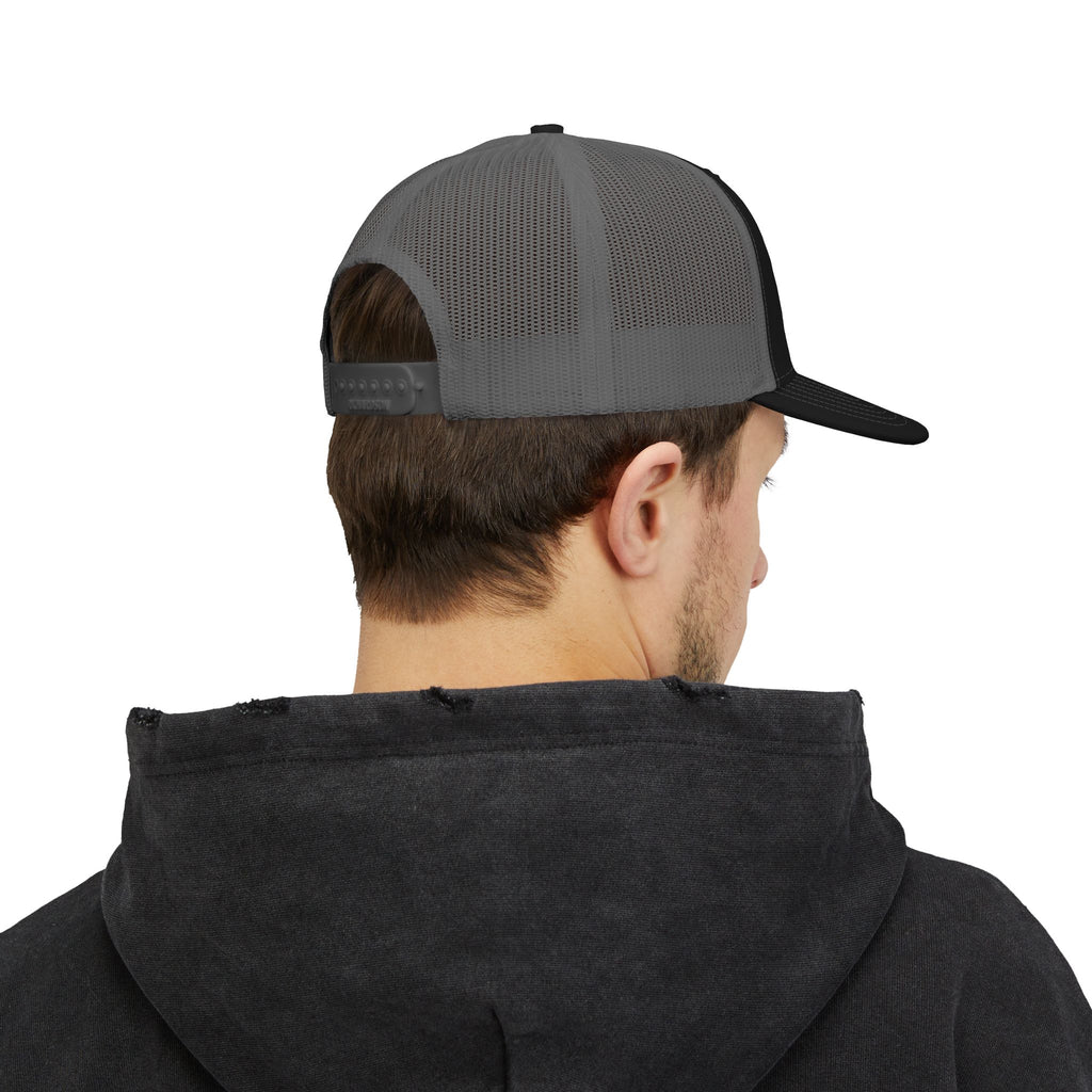 Kingdom Worn Embroidered Crown Trucker Hat