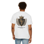 Ephesians 6:13 Christian T-shirt with shield and crown design