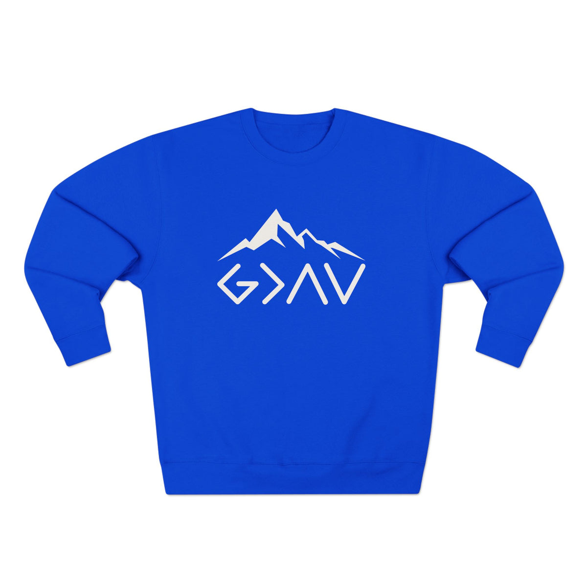 God is Greater-Christian Crewneck Sweatshirt