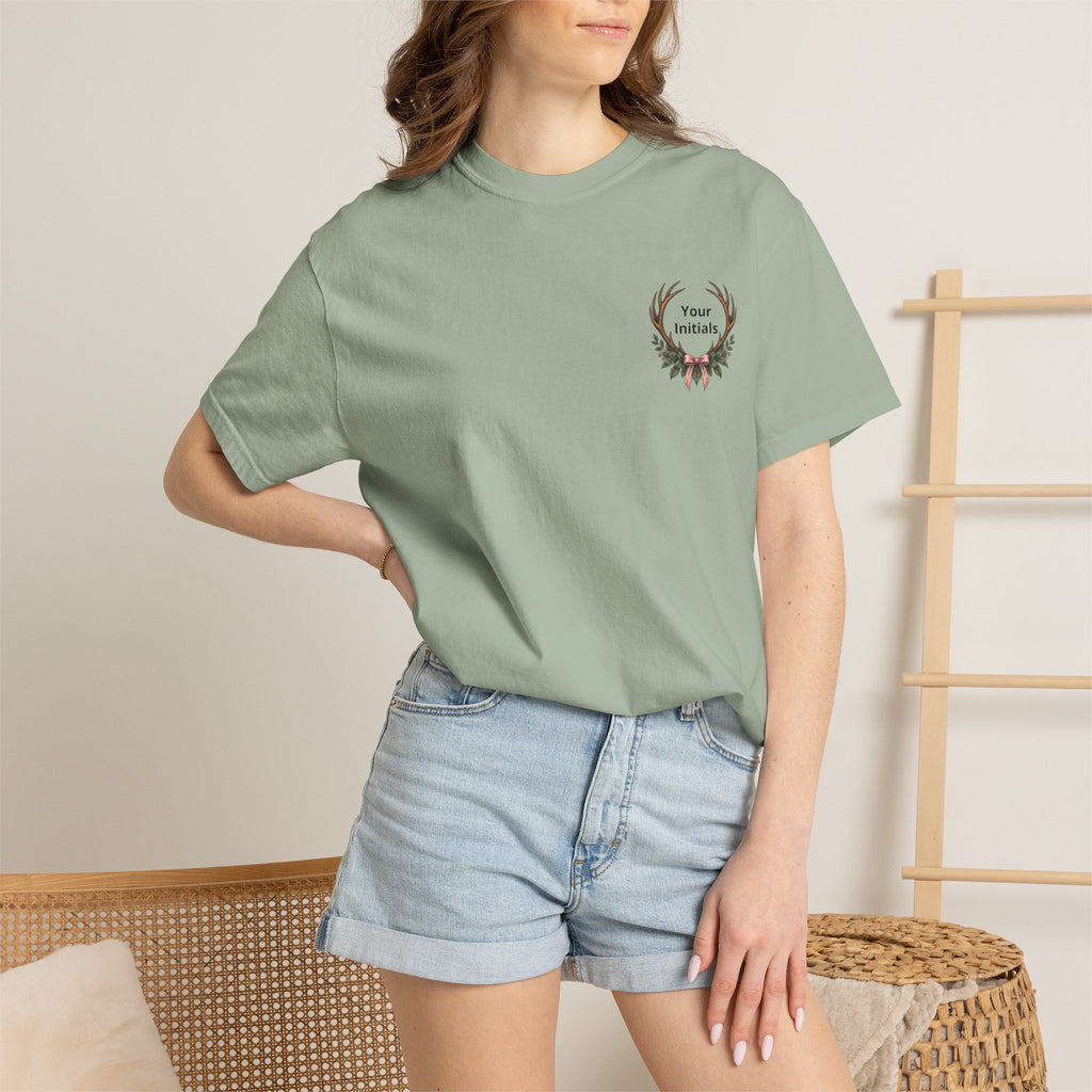 She Hunts With Purpose — Personalized Deer Hunting Tee