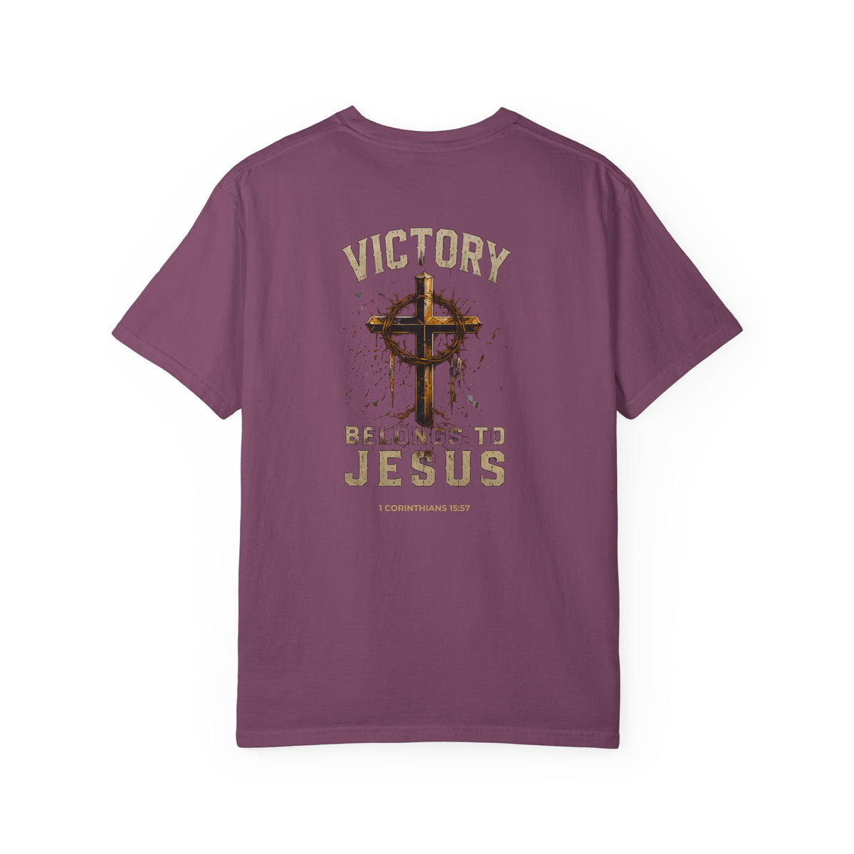 Victory in Jesus Christian T-Shirt — Victory Belongs to Jesus