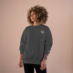 Greater Is He – 1 John 4:4 Lion Back Print Christian Crewneck