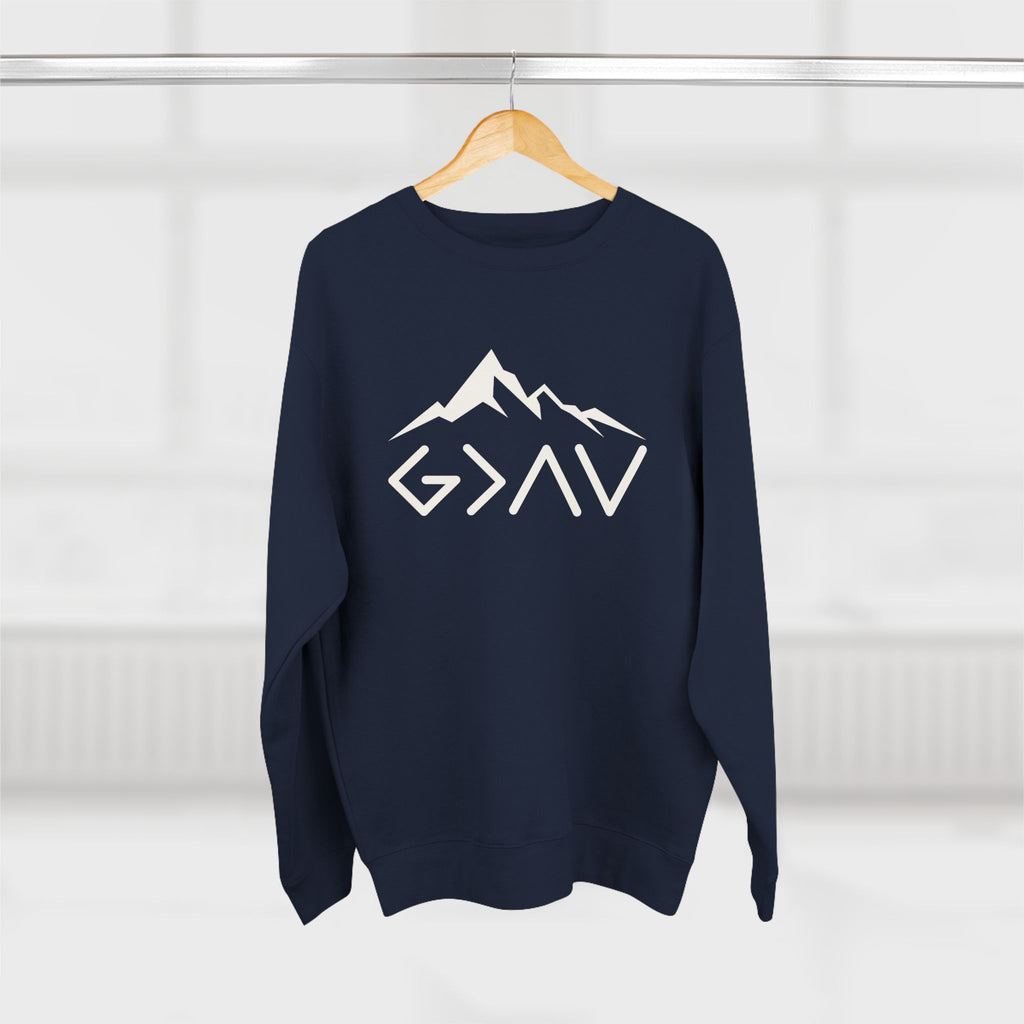 God is Greater-Christian Crewneck Sweatshirt