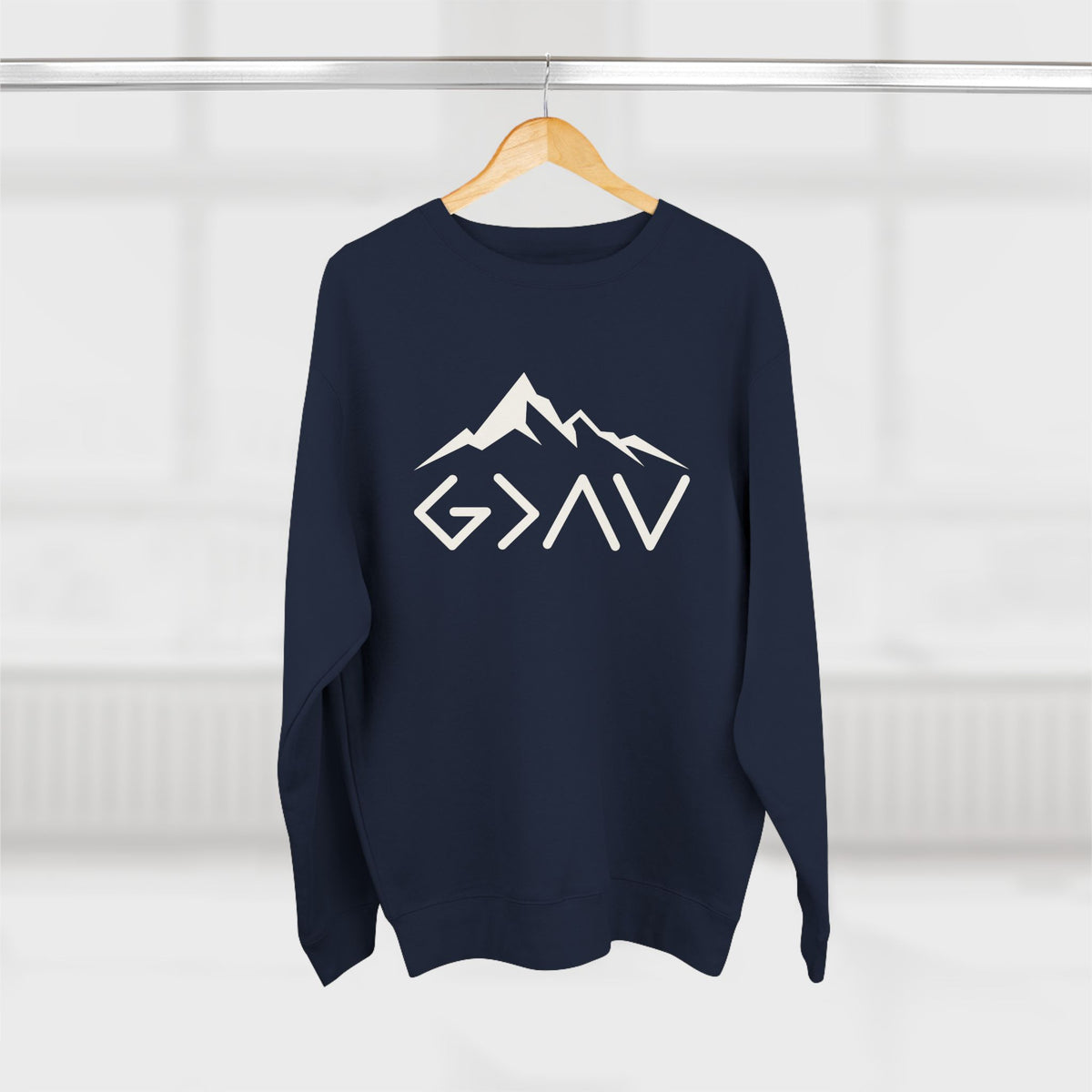 God is Greater-Christian Crewneck Sweatshirt
