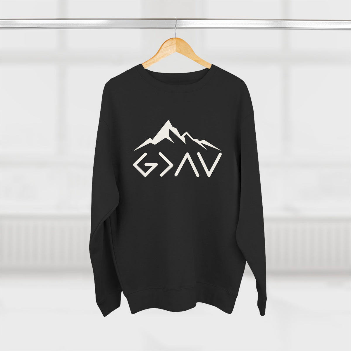 God is Greater-Christian Crewneck Sweatshirt