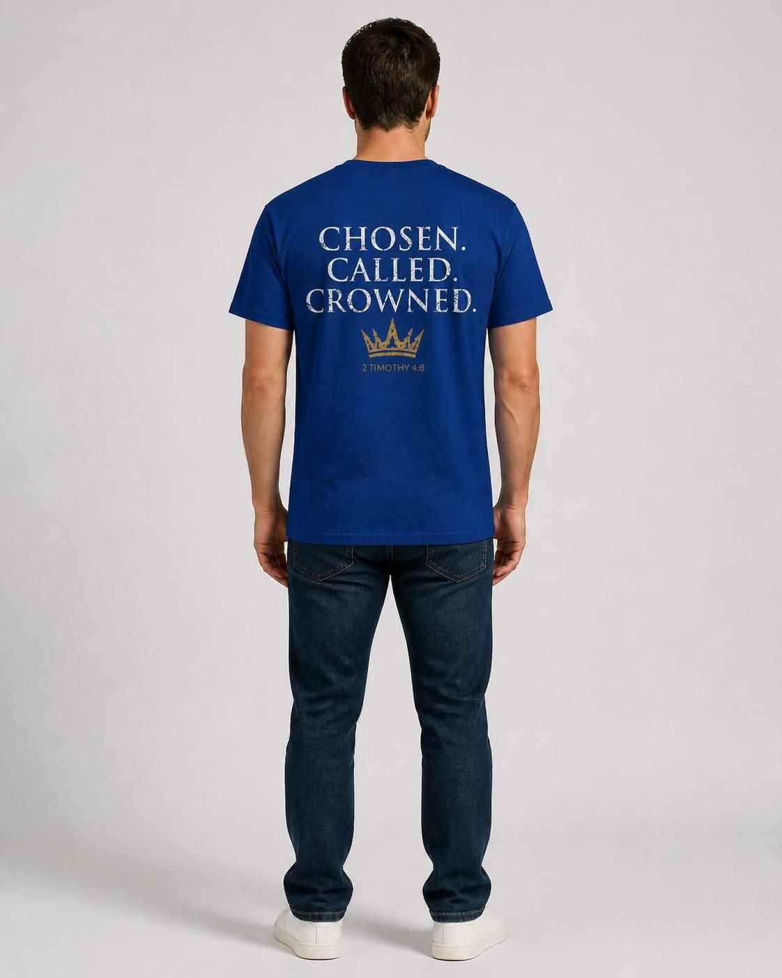 Kingdom Worn Chosen. Called. Crowned. Christian Faith Tee 2 Timothy 4:8