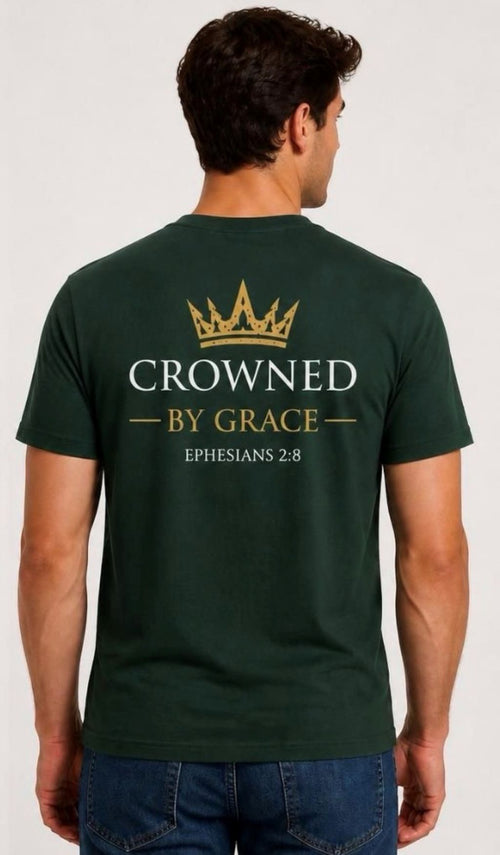 Crowned by Grace Ephesians Christian T-Shirt from Kingdom Worn