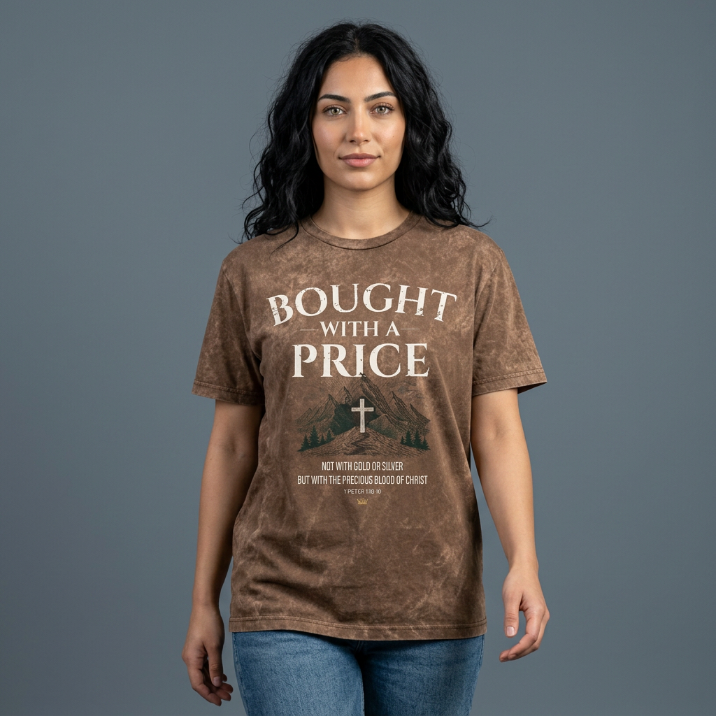 Bought With a Price-1 Peter 1:18-19 Tee