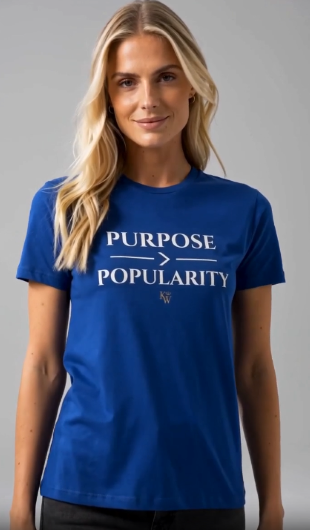 Purpose Over Popularity Christian T-Shirt-Kingdom Worn