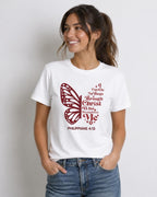 Philippians 4:13 Christian T-Shirt with I Can Do All Things Through Christ