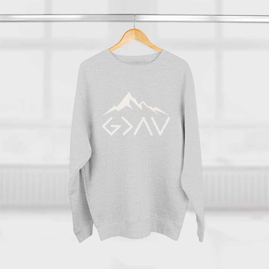 God is Greater-Christian Crewneck Sweatshirt
