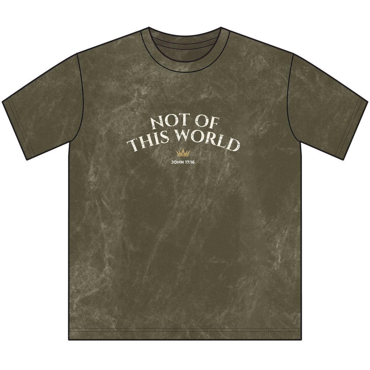 Not of This World-Vintage Christian Tee John 17:16