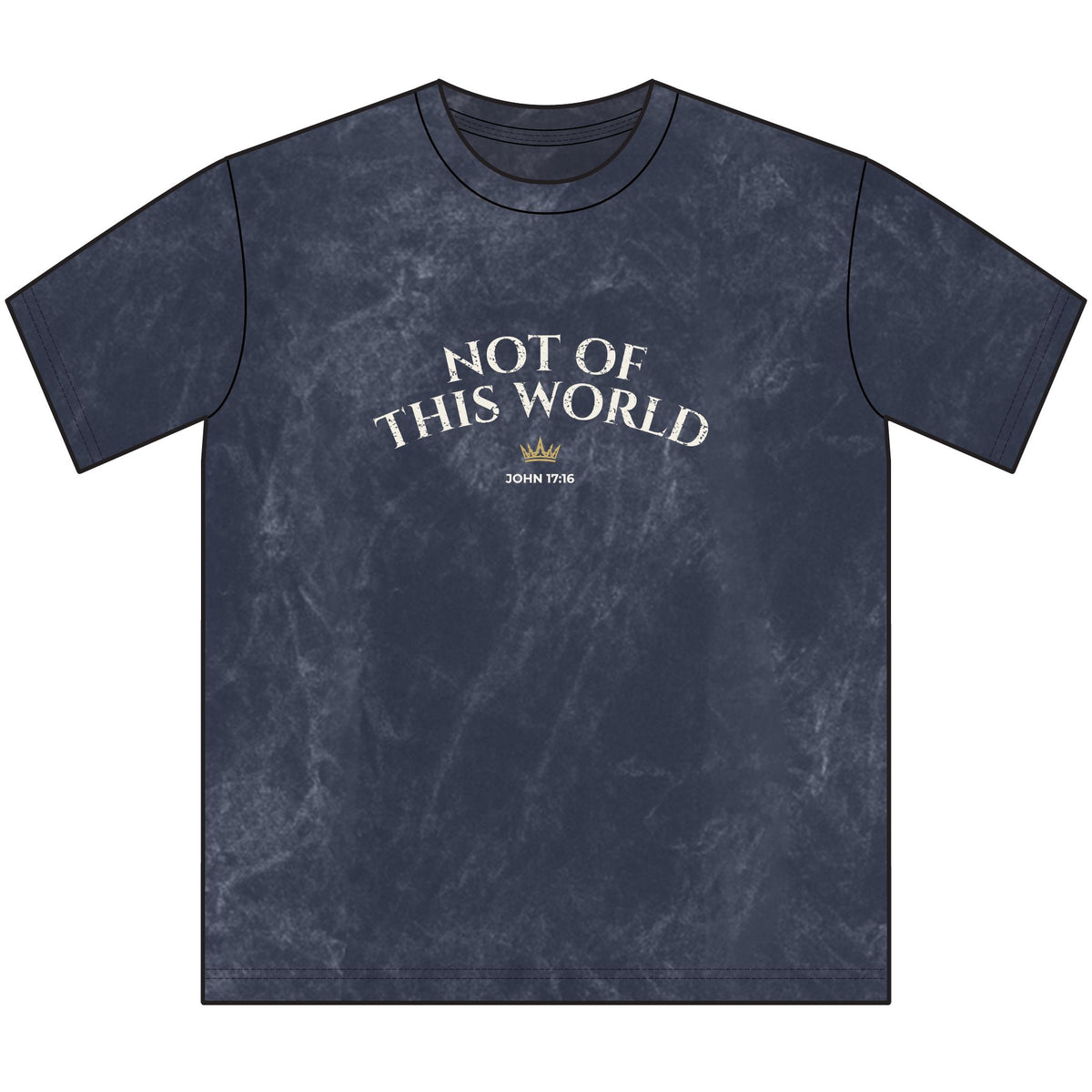 Not of This World-Vintage Christian Tee John 17:16
