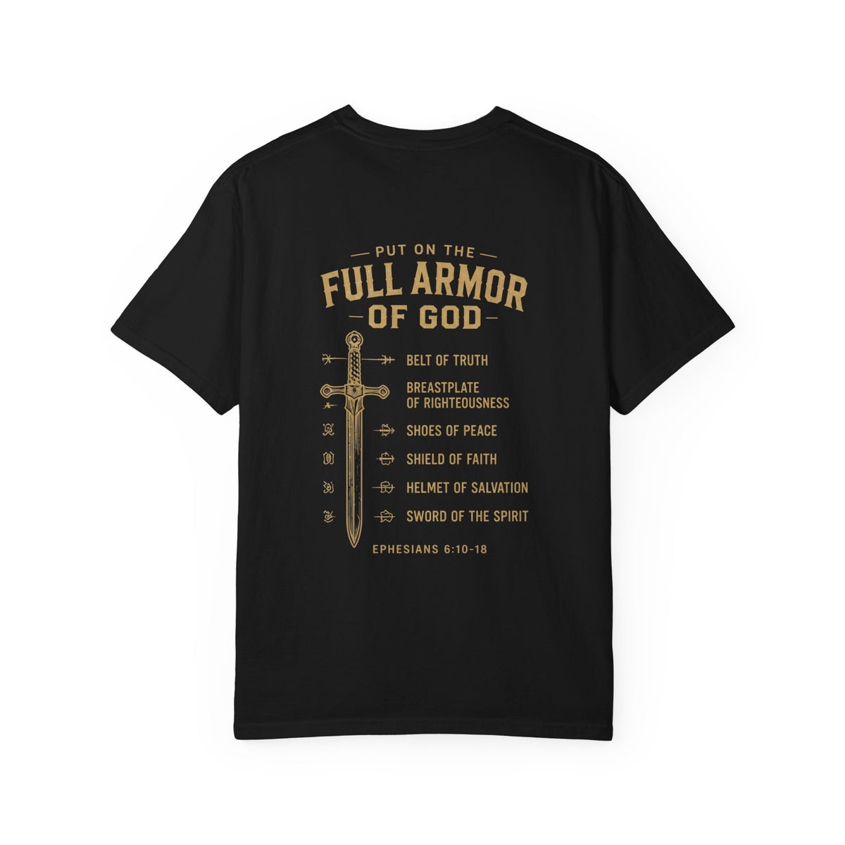 Full Armor of God T-Shirt — Ephesians 6 Christian Faith